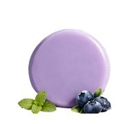 Blueberry Shampoo & Conditioner Bar Bundle - Blueberry Extract, Purple Shampoo Bars and Conditioner Set - Natural Bl eb r y Fields Soap B rs for Hair Thinning, Frizz (Conditioner)