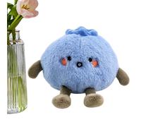 Blueberry Stuffed Toy - Soft 4-inch Plush Stuffed Animal | Cute Cartoon Doll for Kids & Adults, Funny Home Decoration or Sweet Hug Gift