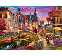 Bluebird Evening on Canal - Puzzle (500 piezas), multicolor
