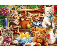 bluebird Puzzle de Kittens in The Potting Shed, 3000 piezas