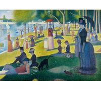 Bluebird Puzzle - Georges Seurat,UN domingo por la tarde en la isla de La Grande Jatte, puzle de 1000 piezas - Reproducción de la famosa pintura - Puzzle para adultos