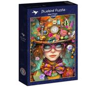 Bluebird Puzzle - Mad Props, Puzzle 1000 piezas - Mujer joven, fantasía retro - Puzzle para adulto, fabricado en Francia