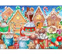 Bluebird Puzzle Puzzle bastones de caramelo y cacao - 500 piezas de cartón