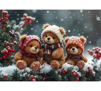 Bluebird Puzzle Puzzle Little Bears in the Snow 300 piezas de cartón