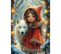 Bluebird Puzzle rompecabezas My Friend the Wolf 300 piezas de cartón