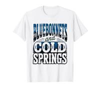 Bluebonnets Y Manantiales Frios Criado En El Texas Hill Camiseta