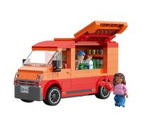 BlueBrixx Play 107414 - Tienda móvil para Patio de Bloques de sujeción con 273 Elementos