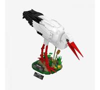 BlueBrixx Pro 108697 - Cigüeña blanca de bloques de sujeción con 352 elementos