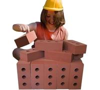 Bluecaps - Juego de 30 piezas de ladrillos de espuma para niños - Construye imaginación, habilidades y fuerza a través del juego en interiores y exteriores