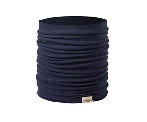 BLUECHOLON Braga para el Cuello o Cabeza en Suave Algodón Orgánico. Braga Multiposición Unisex. Badana Cuello (Azul Marino)