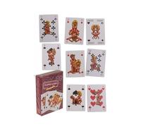 BLUECHOLON Cartas de Poker Kama Sutra, 54 Naipes Eróticos con Ilustraciones Cómicas Kamasutra, Regalo para Despedidas de Soltero y Soltera