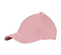 BLUECHOLON Gorra de niño de 6 Paneles en poliéster de Suave Acabado y Cierre Ajustable Trasero. con Orificios de ventilación Bordados y en variada Gama de Vivos Colores. (Rosa)