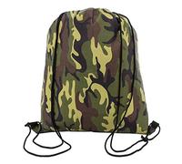 BLUECHOLON Gymsack Hombre Mujer Camuflaje. Bolsa de Cuerdas Unisex Camuflaje Militar One Si-ze. Mochila Camuflaje (Camuflaje)