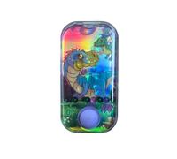 BLUECHOLON Juego de Agua con Dinosaurios, Anillas Bolas de Habilidad para Viaje, 11 x 6 cm, Aguaplay (Azul)
