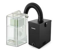 BlueDate Purificador de aire de humo de escritorio y extractor de humos compatible con Xtool F1, F2, F1 lite, grabador láser M1, filtración de 4 etapas H13 HEPA filtro purificador de aire para