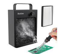 BlueDate Removedor de humos de soldadura, extractor de humo, extractor de humo, ventilador de trabajo DIY para estación de soldadura, grabado a mano, uso de soldadura de joyas con filtro HEPA