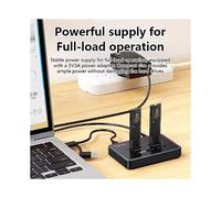 Blueendless M2 Two Bay SSD Docking Station SSD M.2 Case NVME/ 20/6Gbps Type C USb 3.1 for SSD Hard Disk Nvme M2 Ssd US Plug
