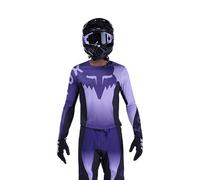 FOX Flexair Spire Maillot de motocross, negro-lila, tamaño S para Hombres