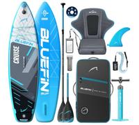 Bluefin Cruise 10'8 Inflatable Paddle Board + Kayak Kit, Premium Sup