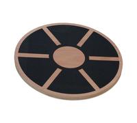 Bluefinity Tabla de equilibrio fitness de madera marrón claro,negro