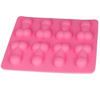 BlueFox Molde de silicona con 8 moldes de pene para bombones de chocolate, molde de silicona, decoración de tartas, despedida de soltera, cuerda, cachonda, decoración de tartas, color rosa