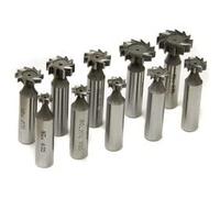 BLUEFOX TOOLS Woodruff - Cortadores de llaves | 10 piezas | Mecanizado preciso de palabras clave | Cortadores de madera eléctrica | Herramientas de bloqueo | Hecho de HSS de grado M2 (sin soporte)