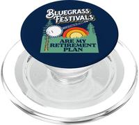 Bluegrass Festivals: My Retirement Plan! Funny Banjo Music PopSockets PopGrip para MagSafe