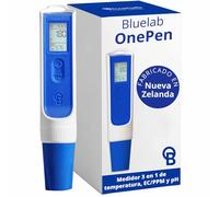 Bluelab OnePen - Medidor de temperatura, EC/PPM y pH 3 en 1, lecturas ultrarrápidas - Intercambio de datos Bluetooth y seguimiento en la aplicación - Sonda intercambiable