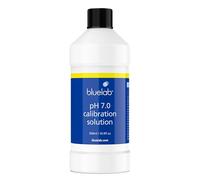Bluelab Solución de calibración de pH 7.0 - Líquido de calibración de pH neutro para hidroponía y pruebas de suelo - Líquido de calibración de pH preciso para bolígrafos y sondas Blulab (500 ml)