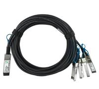 BlueLAN Kompatibles Extreme Networks AA1404035-E6 passives 40GBASE-CR4 QSFP auf 4x10GBASE-CR SFP+ Direct Attach Breakout Kabel, 3 Meter, AWG30 (AA1404035-E6-BL) Marca