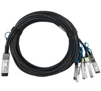 BlueLAN Kompatibles Qlogic QSFP28-4SFP28-DAC-1M passives 100GBASE-CR4 QSFP28 auf 4x25GBASE-CR SFP28 Direct Attach Breakout Kabel, 1 Meter, AWG26 (Q28-4S28-DAC-1M-QL-BL) Marca