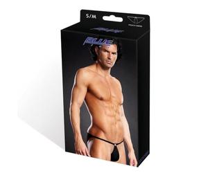 Blueline los hombres de bolsa de microfibra del bikini, pequeño/medio, Negro