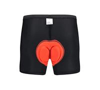 Bluelucon Calzoncillos de ciclismo para hombre, acolchados, de gel, con acolchado, regalo para ciclistas, rápido y transpirable, accesorios para montar en moto, O rojo., XXL