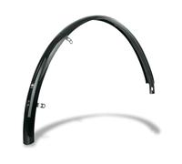 BLUEMELS Basic - Guardabarros Trasero de 28 Pulgadas y 45 Pulgadas (Accesorios para Bicicleta, construcción Robusta de Aluminio/plástico, Montaje Cerca de los neumáticos, Recortes de Soporte Inferior