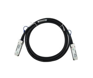 BlueOptics QSFP28-DAC-0.5M-SP-BL cable infiniBanc 0,5 m Negro, Plata