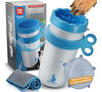 BluePet Limpiador de Patas para Perros XXL, Limpia Patas Perro Grande, Lavar Patas Perro, Paw Cleaner Dog, Limpiar y Cuidar, Lava Pata Suavemente, Limpiador de Pies Perros + Toalla de Microfibra
