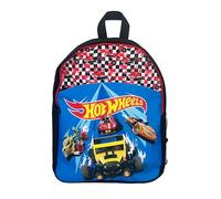 Blueprint Collections Hot Wheels Mochila para niños (35,5 cm) | Mochila escolar para niños con correas ajustables | Accesorios Hot Wheels | Mochila de regreso a clases, Multicolor, M