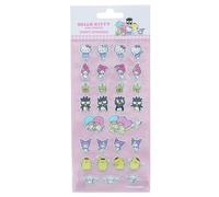 Blueprint Collections Pegatinas de Hello Kitty | Hoja de 29 pegatinas | Pegatinas Kawaii | Pegatinas para álbumes de recortes | Relleno de bolsas de fiesta | Papelería Kawaii | Papelería Hello Kitty