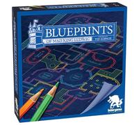 Blueprints of Mad King Ludwig - Juego de Mesa de Estrategia de Flip & Sketch Bezier Games