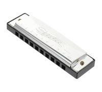 Blues Armónica Órgano, Blues Deluxe Armónica de Boca 10 Agujeros C llave con Estuche, Regalos Estandar Para Adultos, Profesionales, Principiantes y Estudiantes