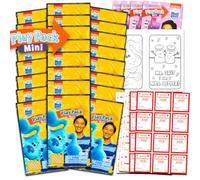 Blue's Clues Tarjetas del día de San Valentín para la escuela de los niños, paquete de 24 juegos de actividades Blue's Clues con etiquetas, regalos de San Valentín para niños, paquete de intercambio