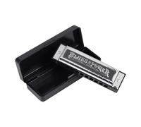Blues Harmonica C Key 10 agujeros armónica diatónica A B D E F G Ab Bb Db Eb Gb 12 teclas disponibles para principiantes, personas mayores, jugadores profesionales (tecla E)
