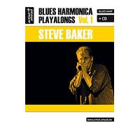 Blues Harmonica Playalongs Vol.1 (inkl. Audio-CD). Spielbuch für Blues Harp. Lehrbuch. Musiknoten.