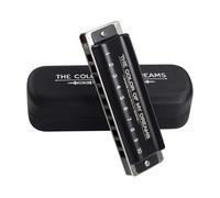 Blues Harmonica The COLOR OF MY DREAMS - Armónica de 10 agujeros y 20 tonos con peine ABS importado para principiantes y profesionales (tecla F)