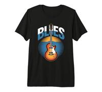 Blues Rock Música Guitarra Soul Jazz Guitarristas Cantantes Bandas Camiseta Premium