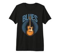 Blues Rock Música Guitarra Soul Jazz Guitarristas Cantantes Bandas Camiseta Premium