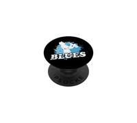 Blues Saxofón Música PopSockets PopGrip Adhesivo