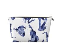 Blues Saxofón Piano Violonchelo Bajo, Bolsa de Maquillaje Bolsa de cosméticos Bolsa de artículos de tocador de Viaje portátil Bolsa de artículos de tocador