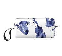 Blues Saxofón Piano Violonchelo Bajo, Bolsa de Maquillaje Bolsa de cosméticos Bolsa de artículos de tocador de Viaje portátil Bolsa de Maquillaje