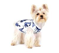 Blues Saxofón Piano Violonchelo Bajo,Camiseta de algodón sin Mangas para Mascotas, Chaleco Transpirable, Suave y elástico para Cachorros,L